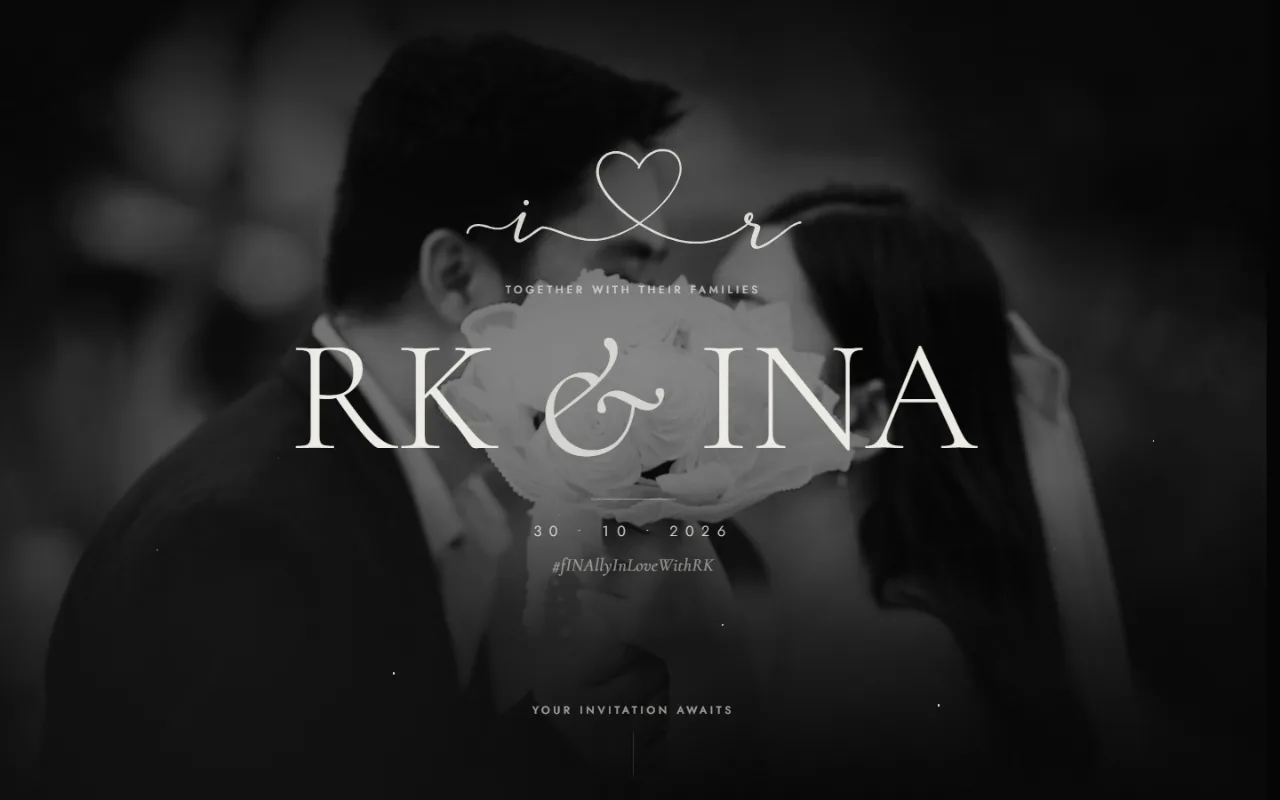 Cinematic Wedding Invitation Website — hero 2